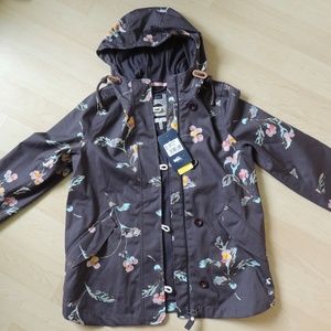 JOULES Coast Floral Print Waterproof Jacket (Women's sz. 6) *NEW W/ TAGS*